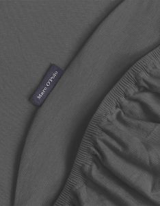 Marc O'Polo Marc O'Polo Jersey Anthracite Fitted sheet 90-100 x 200-220