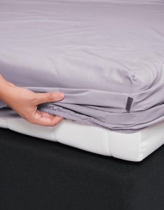 ESSENZA Minte Paars Fitted sheet 180 x 200