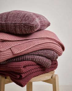 Marc O'Polo Nordic knit Ash Rose Dekokissen 30 x 60 cm
