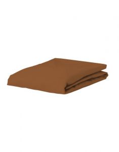 ESSENZA Premium Jersey Leather Brown Spannbettlaken 140-160 x 200-220 cm
