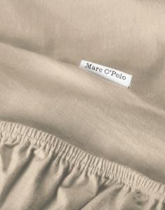Marc O'Polo Premium Organic Jersey Dark Sand Fitted sheet 180-200 x 200-220 cm