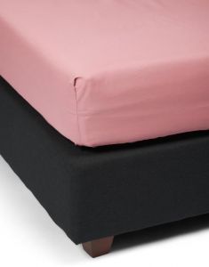 ESSENZA Premium Percale Dusty Rose Spannbettlaken 90 x 220 cm