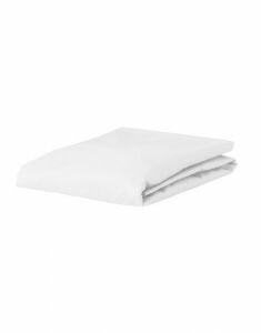 ESSENZA Premium Percale Weiß Spannbettlaken 80 x 200 cm