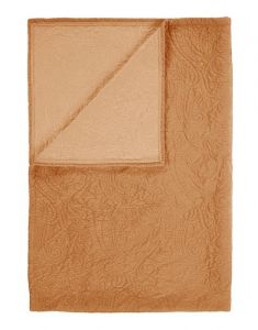 ESSENZA Roeby Leather Brown Tagesdecke 270 x 265 cm