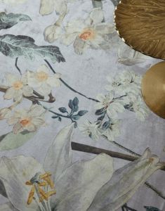ESSENZA Rosalee Grau Teppich 120 x 180 cm
