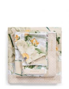 Essenza Rosalee Natural Towel 55 x 100