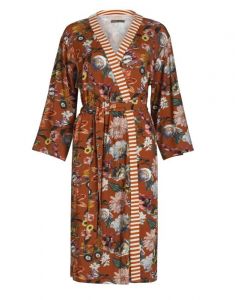 ESSENZA Sarai Filou Leather Brown Kimono XL
