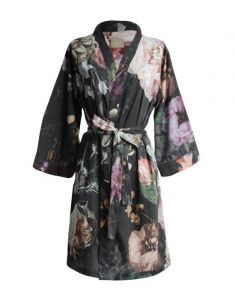 ESSENZA Sarai Fleur Festive Zwart Kimono S