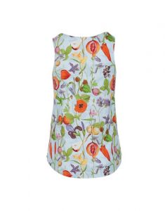 ESSENZA Shelby Phaedra Hazy Blue Top sleeveless M