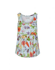 ESSENZA Shelby Phaedra Hazy Blue Top sleeveless M