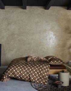 ESSENZA Teades Bruin Duvet cover 200 x 200