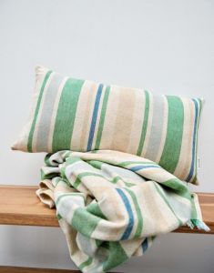 Marc O'Polo Torre Vivid Green Cushion 30 x 60 cm