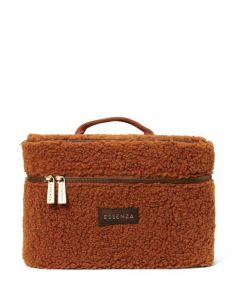 ESSENZA Tracy Teddy Leather Brown Beauty Case