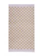 Marc O'Polo Checker Lilac Towel 50 x 100 cm