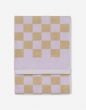 Marc O'Polo Checker Lilac Towel 70 x 140 cm