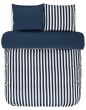 Marc O'Polo Classic Stripe Indigo blue Duvet cover 140 x 200