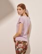 ESSENZA Ellen Uni Lilac Top Short Sleeve XL