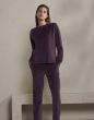 ESSENZA Hella Uni plum wine Top Long Sleeve L