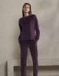 ESSENZA Hella Uni plum wine Top Long Sleeve S