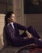 ESSENZA Jill Uni plum wine Trousers Long XS