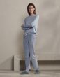 ESSENZA Jill Uni chambray blue Trousers Long XXL