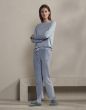 ESSENZA Jill Uni chambray blue Trousers Long S