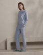 ESSENZA Jill Uni chambray blue Trousers Long XXL