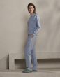 ESSENZA Jill Uni chambray blue Trousers Long S