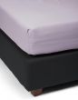 ESSENZA Minte Paars Fitted sheet 90 x 200