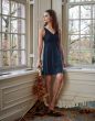 Essenza Sarah Uni Indigo blue Nightdress sleeveless XS