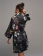 ESSENZA Sarai Fleur Festive Zwart Kimono M