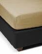 ESSENZA Satin Yellow Fitted sheet 90 x 210