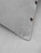 Marc O'Polo Washed Linen Silver Pillowcase 40 x 40