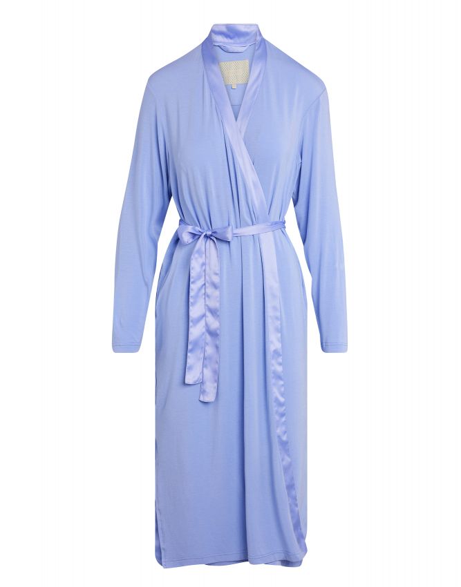 ESSENZA Ambre Uni Lavender blue Kimono XL