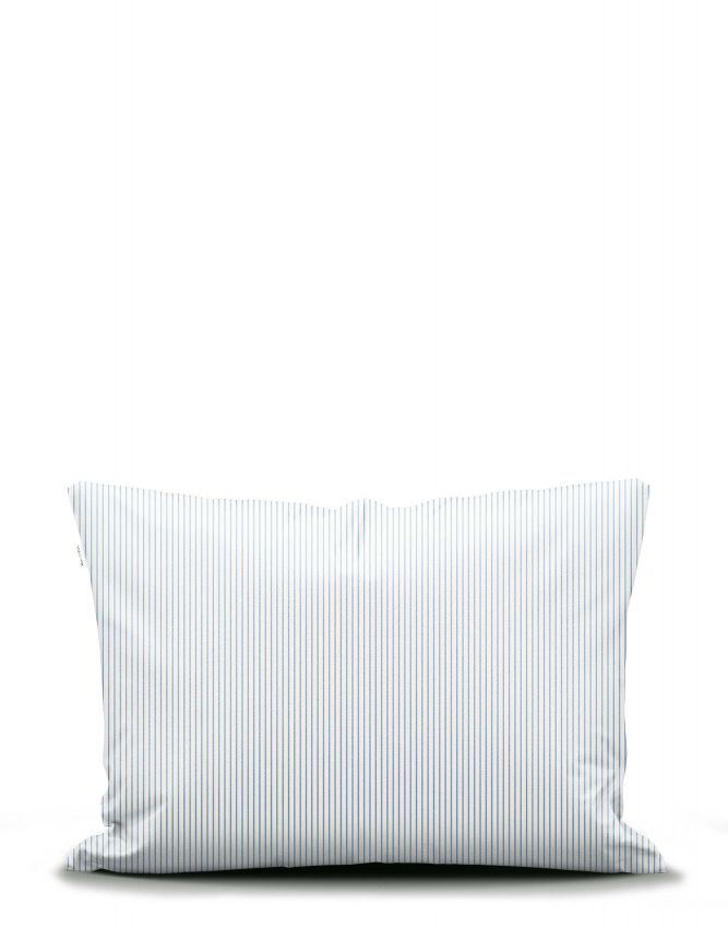 Marc O'Polo Classic fine stripe Denim blue Pillowcase 80 x 80 cm