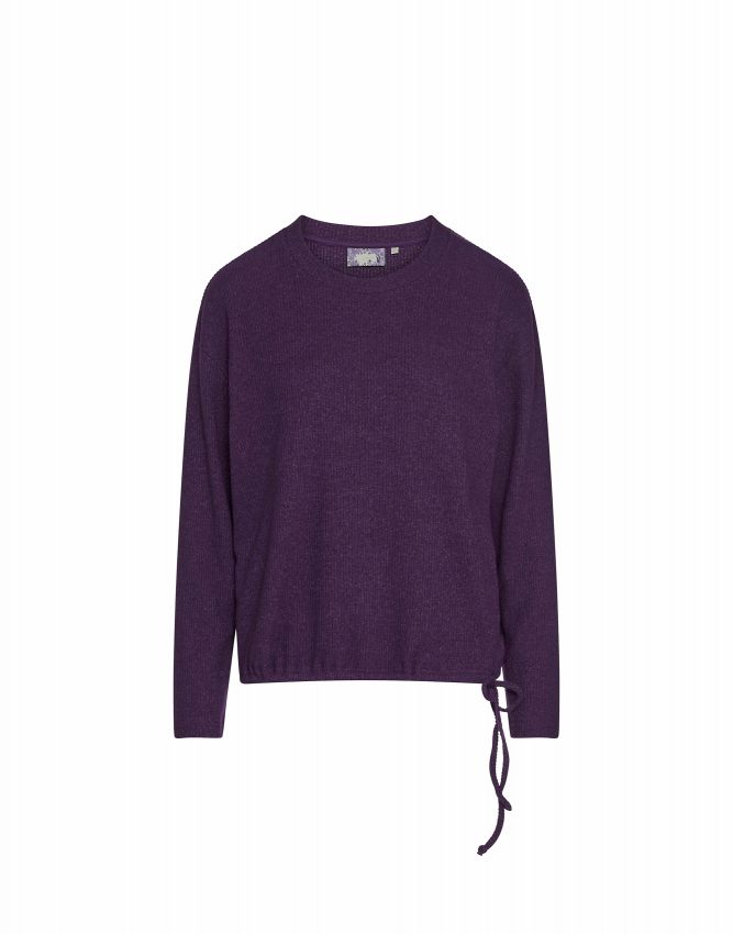 Essenza Daphni Melange Purple grape Top Long Sleeve L