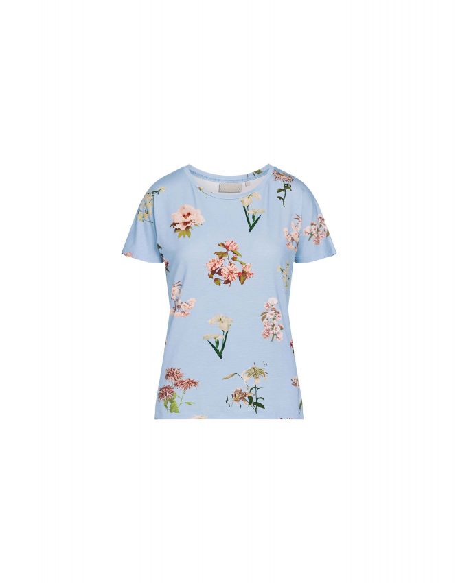Essenza Ellen Annebella Zen blue Top Short Sleeve XS