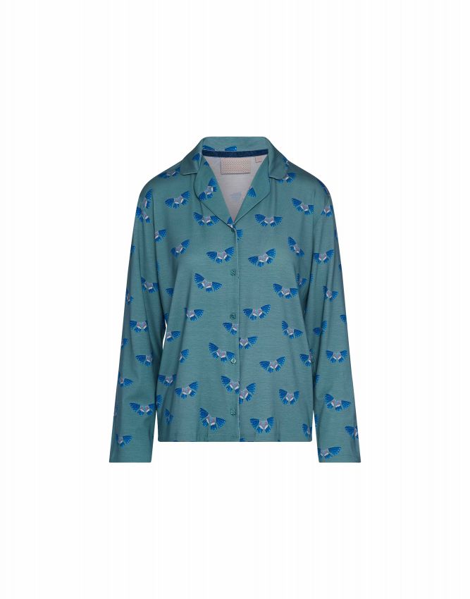 Essenza Elodie Eliza Soft teal Top Long Sleeve M