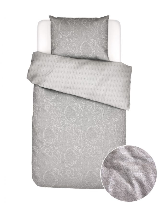 ESSENZA Fabrice Cloud grey Duvet cover 135 x 200 cm