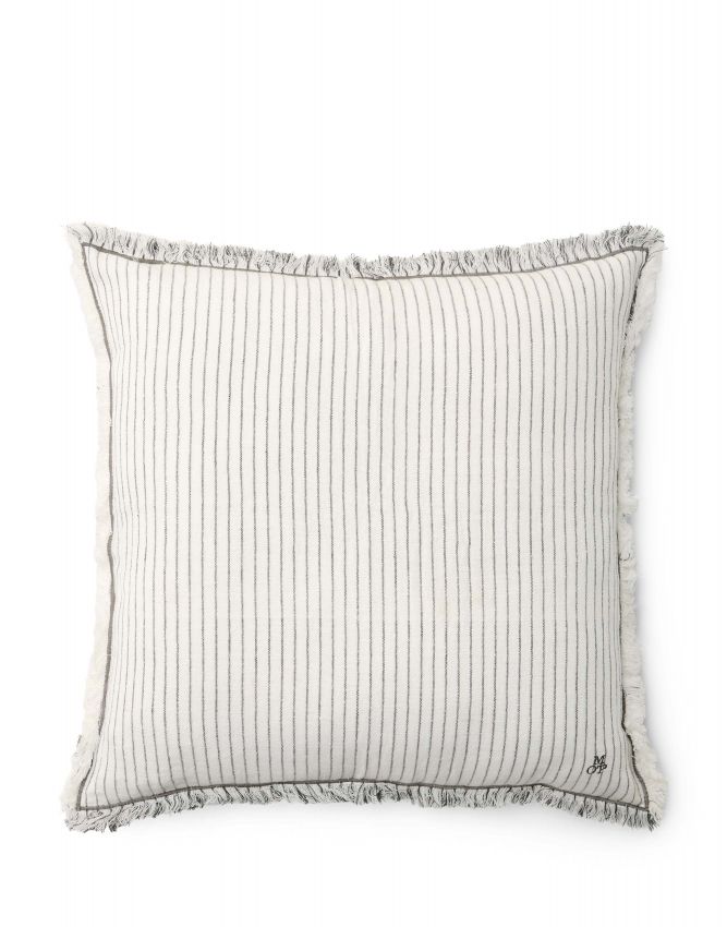 Marc O'Polo Fine Stripe Anthracite Cushion 50 x 50 cm