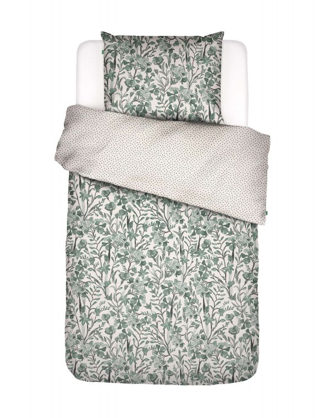 Covers & Co Floral fiesta Green Duvet cover 135 x 200