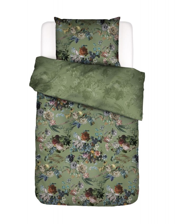 Essenza Isabelle Forest green Duvet cover 135 x 200