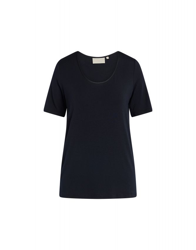 ESSENZA Julot Uni Anthracite Top short sleeve L