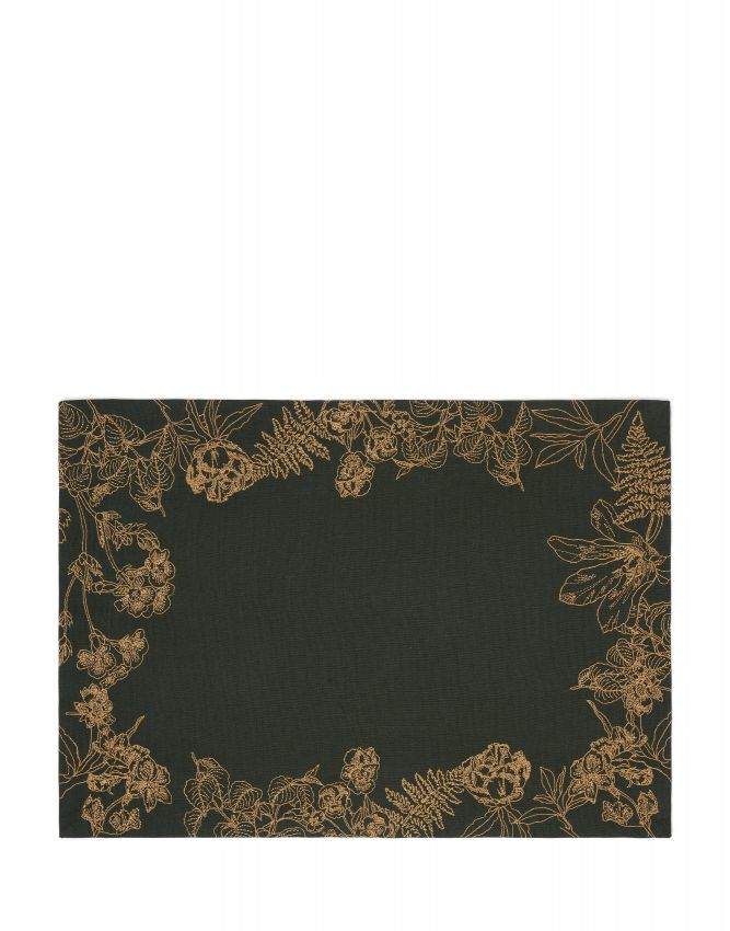 Essenza Masterpiece Dark green Placemat 35x50