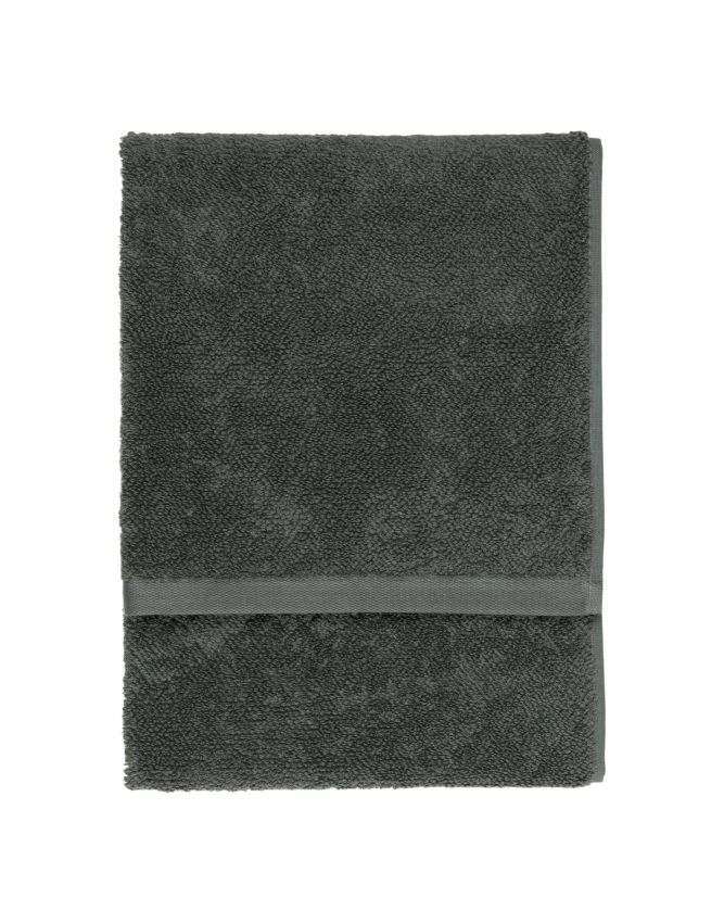Marc O'Polo Timeless Anthracite Guest towel 30 x 50