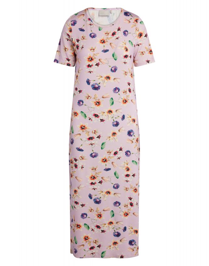 ESSENZA Titia Fiorre Pale lilac Nightdress short sleeve XL