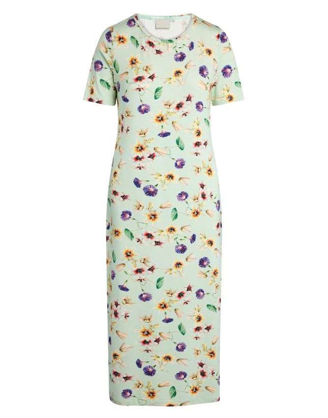ESSENZA Titia Fiorre Subtle green Nightdress short sleeve XL
