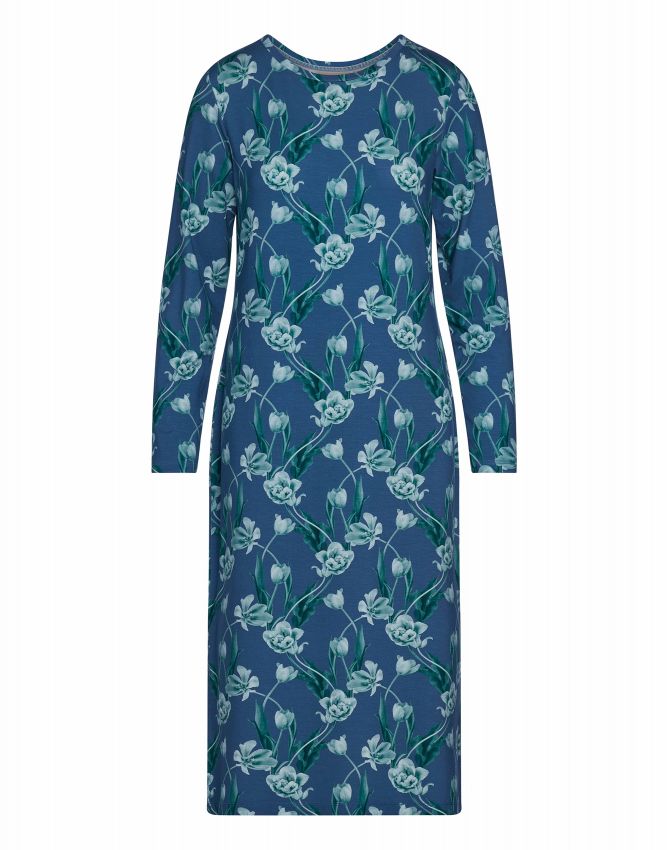 Essenza Titia Maxime Bijou blue Nightdress long sleeve S