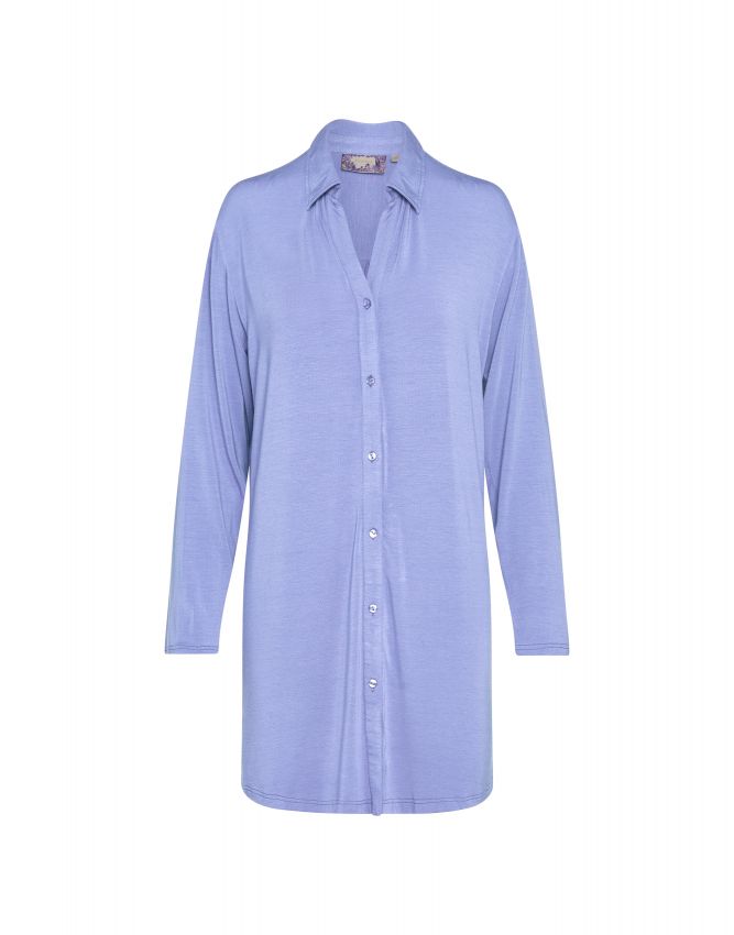 ESSENZA Valentina Uni Lavender blue Nightdress long sleeve XS