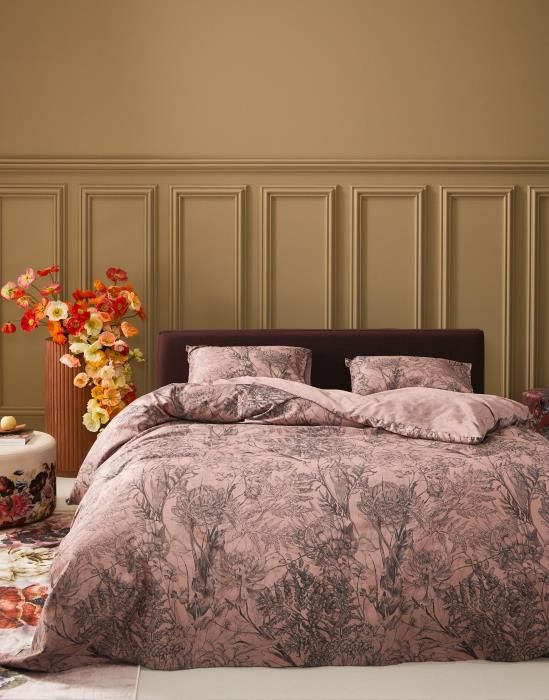 Essenza Elena Duvet Cover Woodrose 140 X 220 Cm